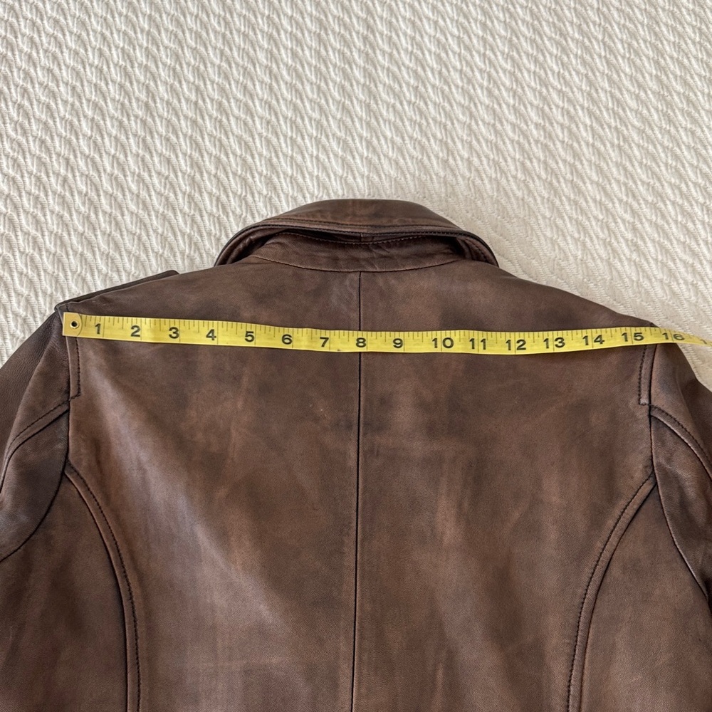 Lucky Brand Classic Moto Lamb Leather Jacket - Picture 8 of 13